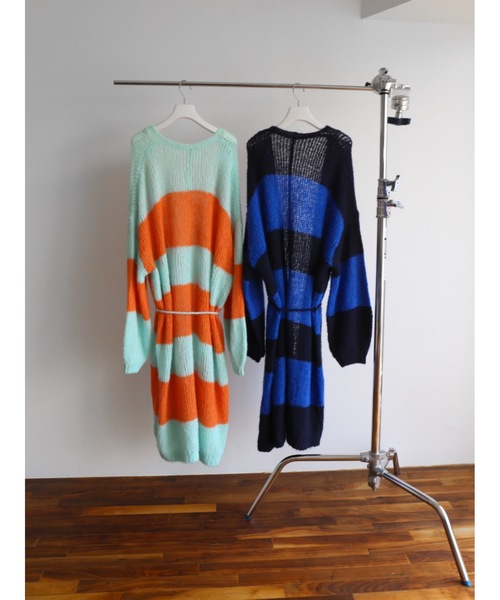 「Katrin TOKYO」 ニットカーディガン X-SMALL ブルー系その他 レディース_画像3