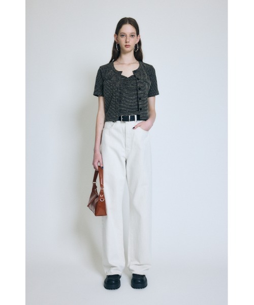 MOUSSY（マウジー） ジーンズ デニム デニムパンツ HW WHT LOOSE 