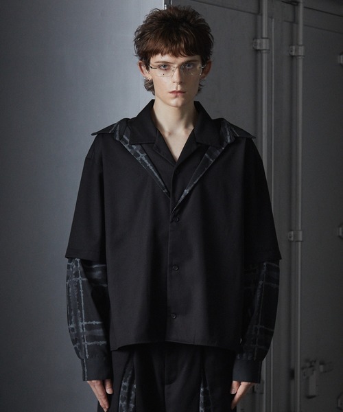 GRANCY ブラック(BLACK BORDER) Lサイズ 長袖シャツ GRANCY ブラック(BLACK BORDER) Lサイズ 長袖シャツ GRANCY ブラック