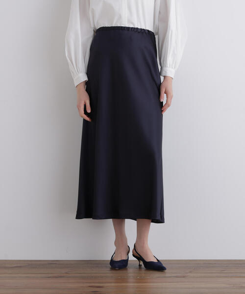 LE PHIL（ル フィル） スカート クラシックサテンスカート : ZOZOTOWN