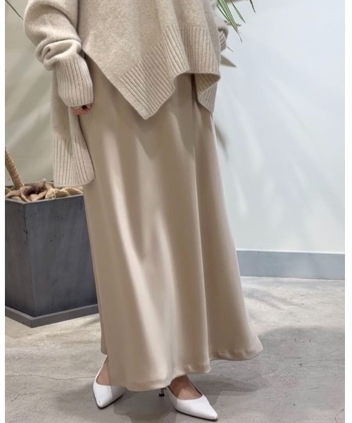 LE PHIL（ル フィル） スカート クラシックサテンスカート : ZOZOTOWN