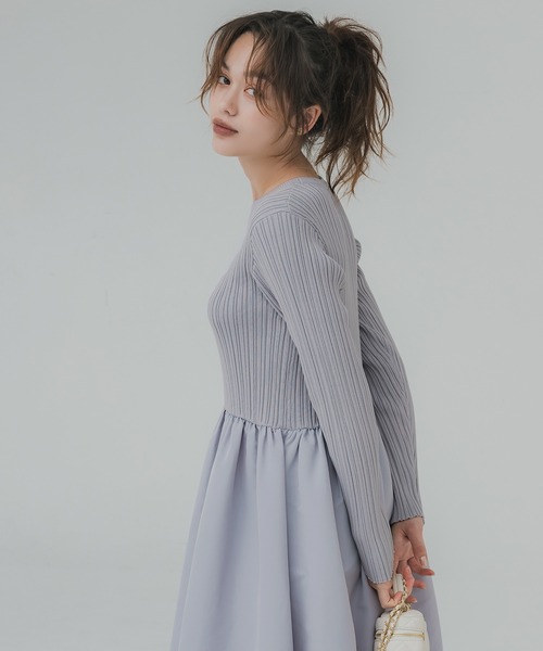 「coca(coca)」 ドッキングワンピース L ブラック レディース_画像9