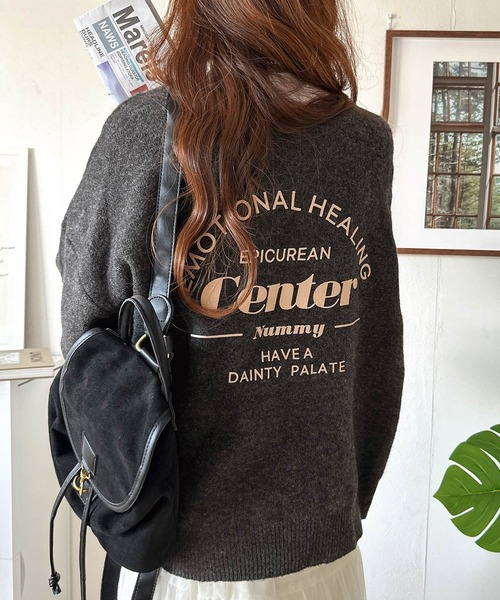 「classicalelf」 長袖ニット MEDIUM チャコール レディース_画像5