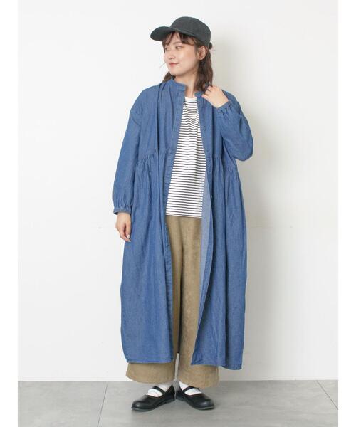 Samansa Mos2（サマンサモスモス） ワンピース デニムバンドカラー