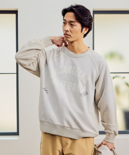 BAYFLOW（ベイフロー） トレーナー スウェット ダメージラクガキ