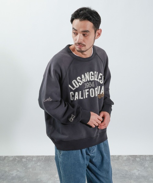 BAYFLOW（ベイフロー） トレーナー スウェット ダメージラクガキ