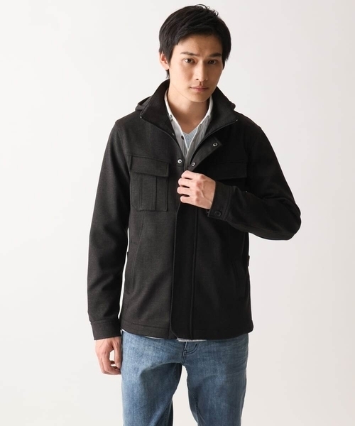 「MK MICHEL KLEIN HOMME 」 ブルゾン 51 ネイビー メンズ_画像3