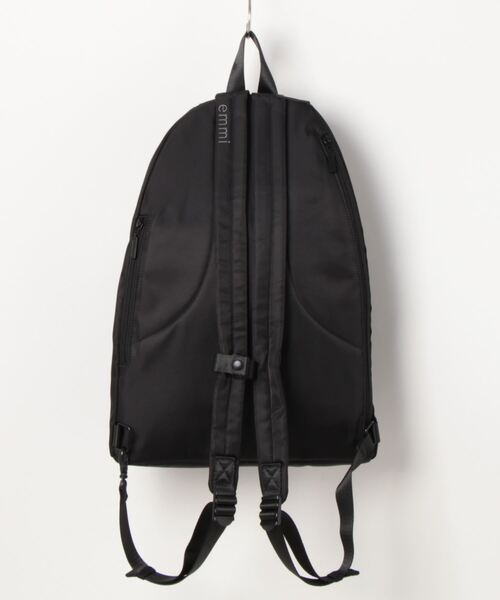 emmi 黒 リュック・バックパック emmi デイバック リュック 「ONLINE限定カラー」eco ミックスギャザー