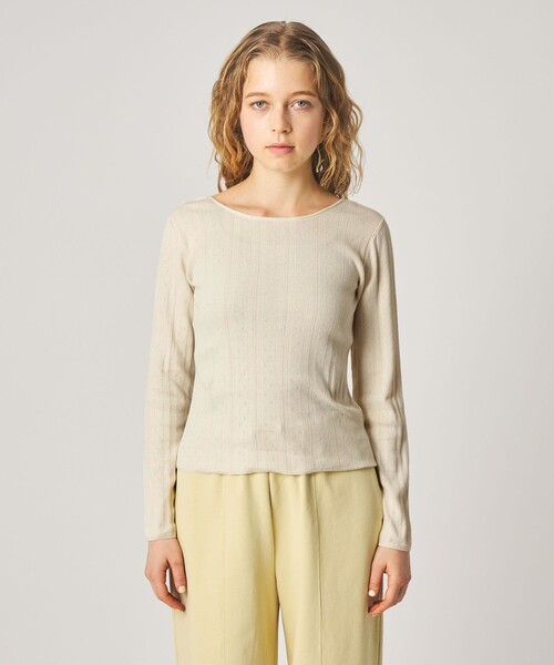 ニット セーター 「Steven Alan」アイレット プルオーバー レディースの画像