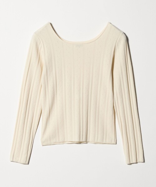 ニット セーター 「Steven Alan」アイレット プルオーバー レディースの画像