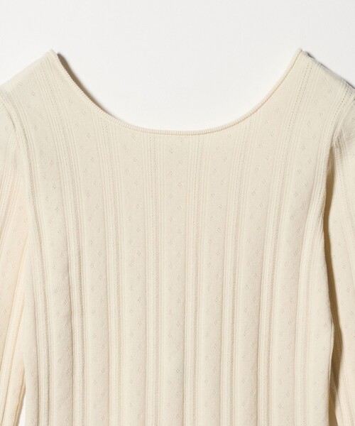 ニット セーター 「Steven Alan」アイレット プルオーバー レディースの画像