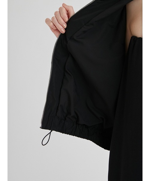 「emmi」 ブルゾン 0 ブラック レディース_画像3