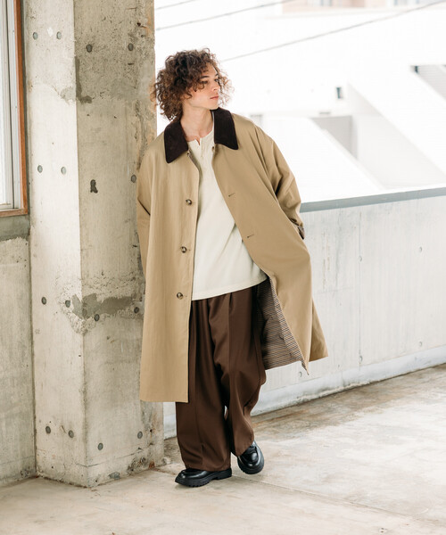 「FREAK'S STORE」 スラックス MEDIUM ブラウン メンズ_画像7