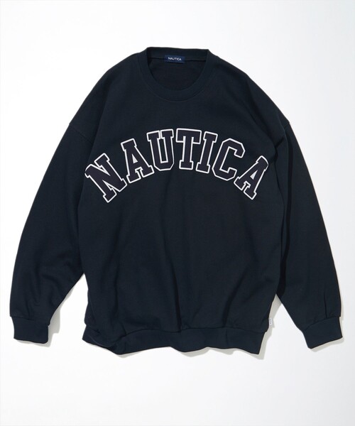 「NAUTICA」 スウェットカットソー X-LARGE ライトグレー メンズ_画像3