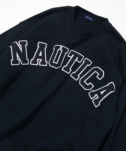 「NAUTICA」 スウェットカットソー X-LARGE ライトグレー メンズ_画像4