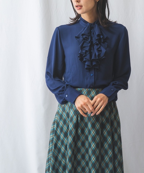 「NARACAMICIE」 長袖ブラウス 1 レッド レディース_画像3