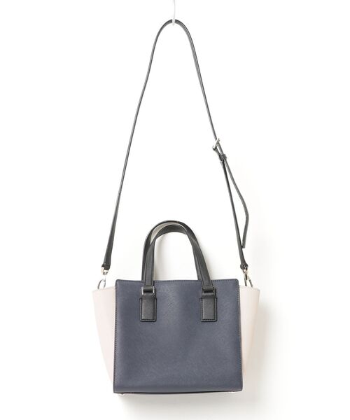 「kate spade new york」 ワンポイント2WAYバッグ - ネイビー レディース_画像2