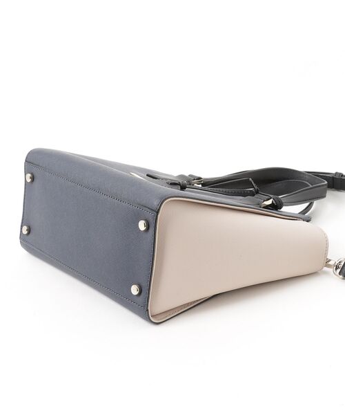 「kate spade new york」 ワンポイント2WAYバッグ - ネイビー レディース_画像3