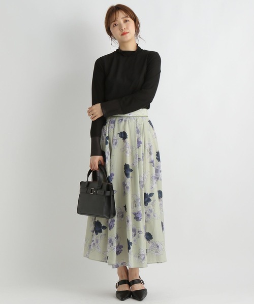 「Andemiu」 プリーツスカート FREE グリーン レディース_画像2