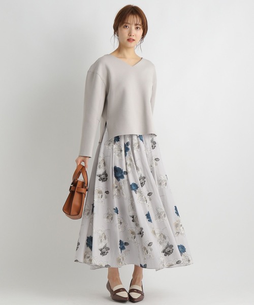 「Andemiu」 プリーツスカート FREE グリーン レディース_画像5