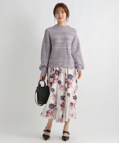 「Andemiu」 プリーツスカート FREE グリーン レディース_画像7