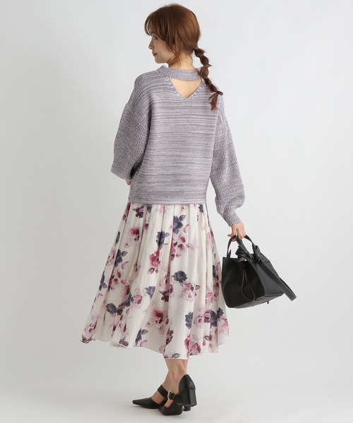 「Andemiu」 プリーツスカート FREE グリーン レディース_画像9