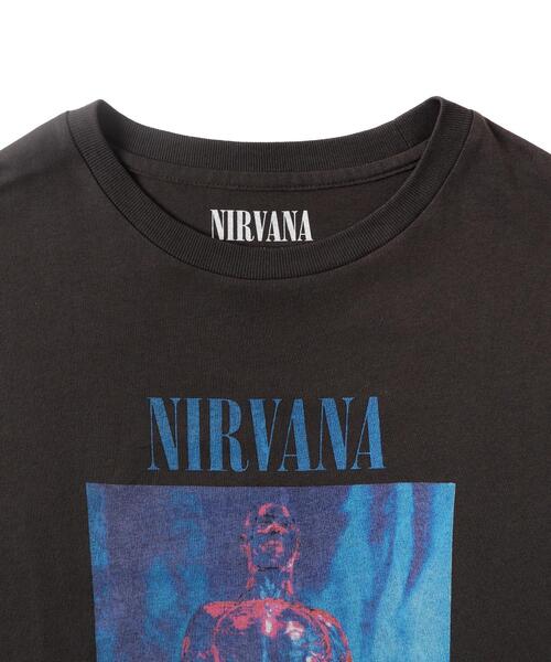 「NIRVANA」 ノースリーブトップス MEDIUM グレー メンズ_画像2