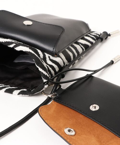 「cache cache」 ショルダーバッグ フリー ブラック レディース_画像4