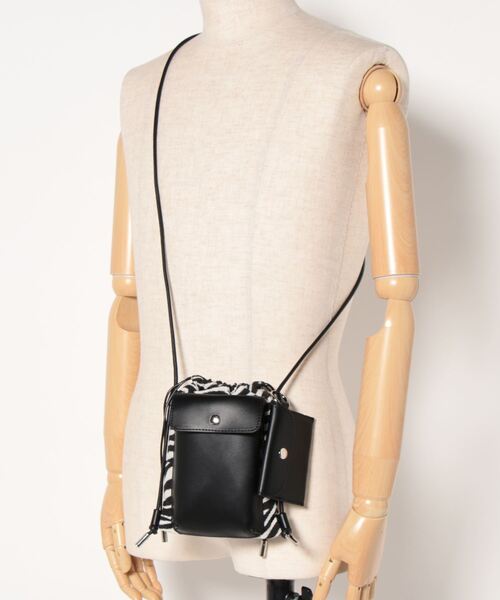 「cache cache」 ショルダーバッグ フリー ブラック レディース_画像5