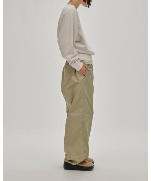 「TODAYFUL」 イージーパンツ 36inch インディゴブルー レディース_画像3