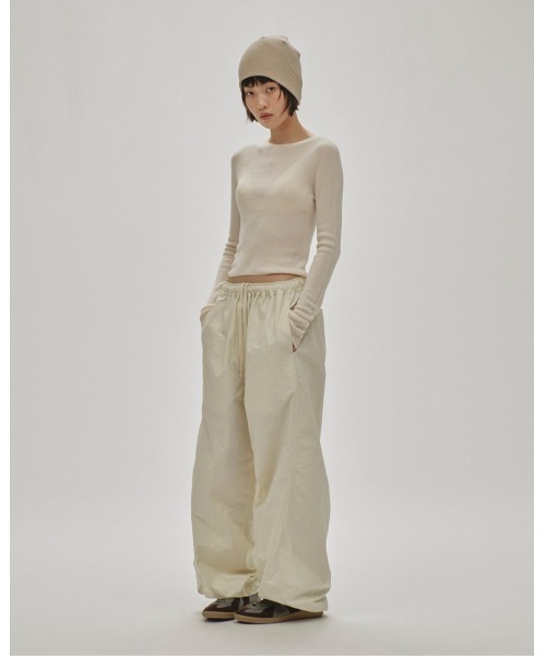 「TODAYFUL」 イージーパンツ 36inch インディゴブルー レディース_画像7