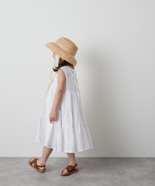 「riziere」 「KIDS」ノースリーブワンピース 90 ピンク キッズ_画像8