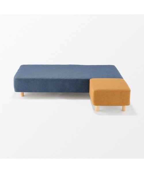 無印良品（MUJI） 家具 脚付スツール 約幅60×奥行60×高さ25cm