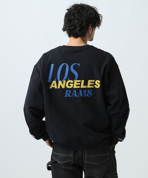 「NBA/NFL/NHL/MLB」 スウェットカットソー MEDIUM ブラック メンズ_画像5