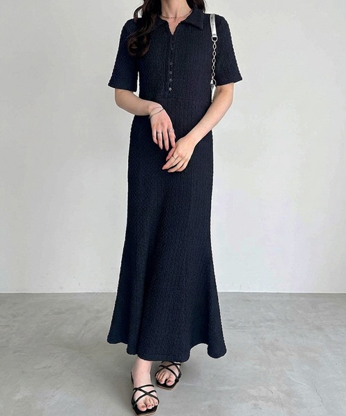 ワンピース herlipto Two-Tone Belted Long Cardigan Herlipto Two-Tone Belted Long Cardigan 【公式通販】