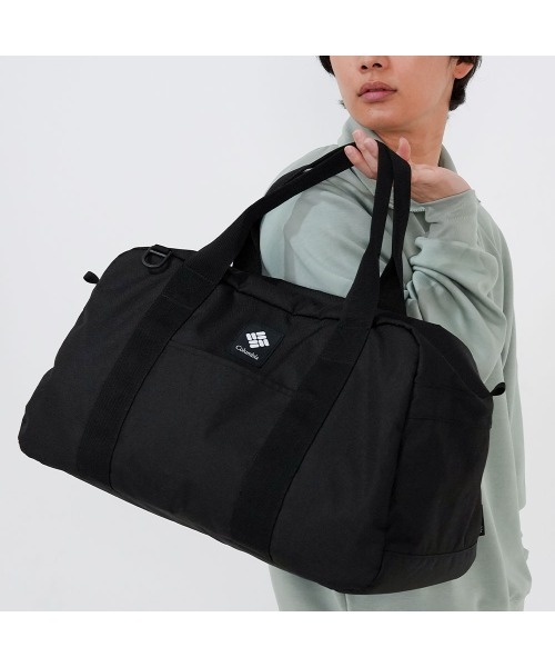 黒いナイロンボストンバッグ ナイロン製 ボストンバック 約94L 軽い 丈夫 旅行用バッグ メンズ