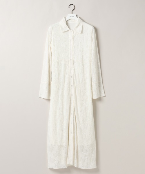 「mysty woman」 長袖ワンピース FREE ブラック レディース_画像7