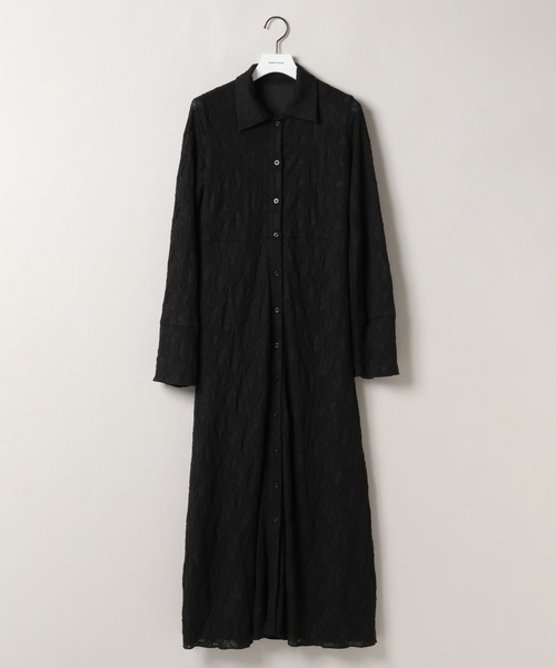 「mysty woman」 長袖ワンピース FREE ブラック レディース_画像9