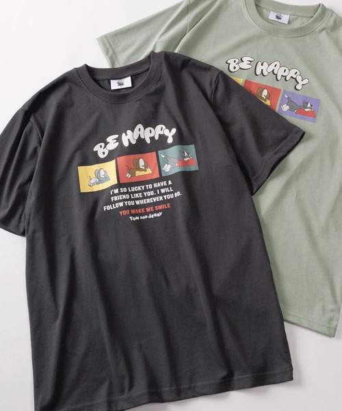 tシャツ 半袖 「71」「TOM＆JERRY/トムとジェリー」クイックドライ