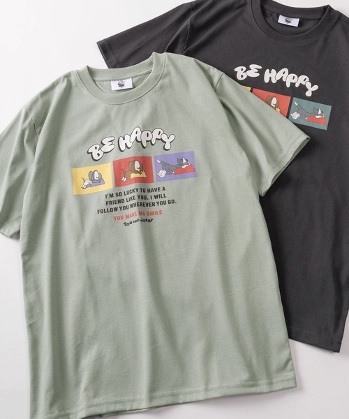 tシャツ 半袖 「71」「TOM＆JERRY/トムとジェリー」クイックドライ
