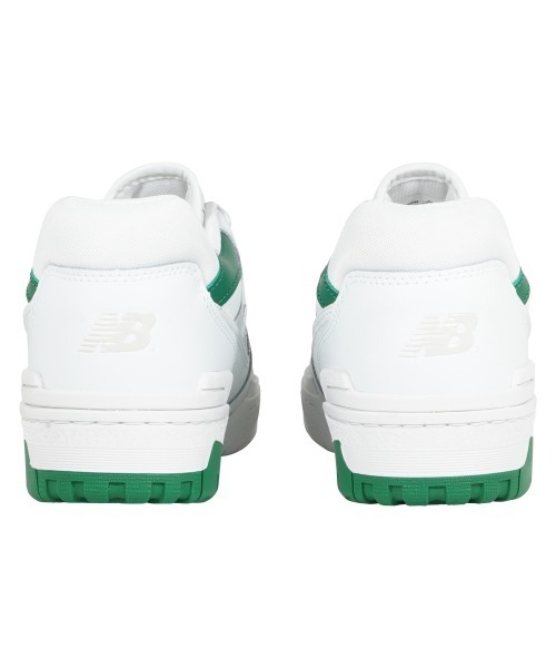 「New Balance」 ローカットスニーカー 25.0cm ホワイト×グリーン メンズ_画像3