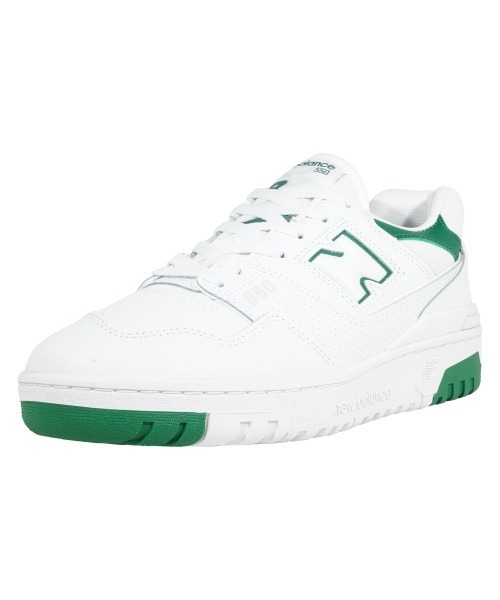 「New Balance」 ローカットスニーカー 25.0cm ホワイト×グリーン メンズ_画像5