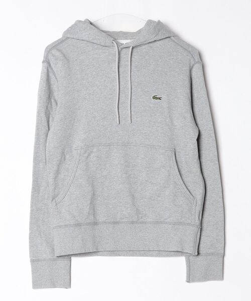 「LACOSTE」 プルオーバーパーカー X-SMALL グレー レディース