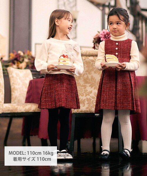 「BeBe」 「KIDS」キュロット 110cm ブルー系その他2 キッズ_画像2