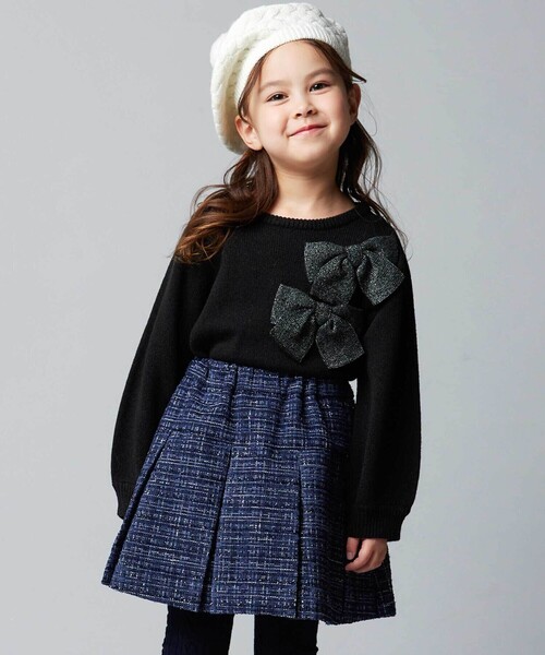 「BeBe」 「KIDS」キュロット 110cm ブルー系その他2 キッズ_画像7