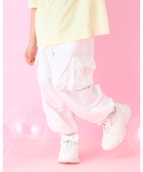 mezzo piano パンツ リボン カーゴパンツ「吸水速乾」 キッズ 子供服 