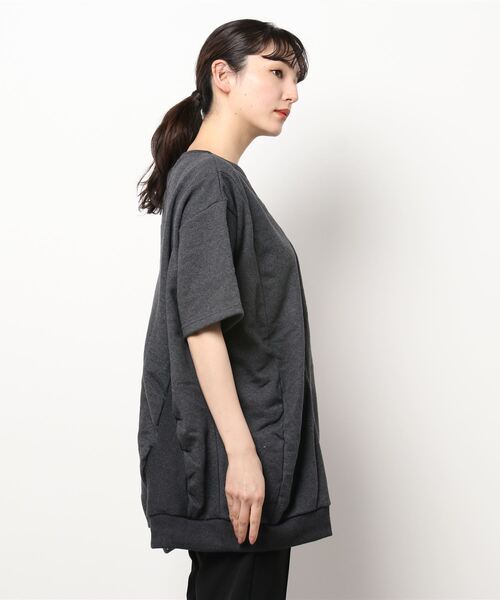 「gomme」 半袖ワンピース MEDIUM ブラック レディース_画像3
