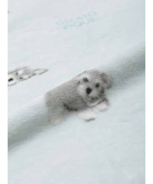gelato pique Sleep ベッド 寝具 「Sleep」DOG柄コットン毛布