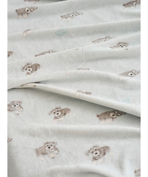 gelato pique Sleep ベッド 寝具 「Sleep」DOG柄コットン毛布