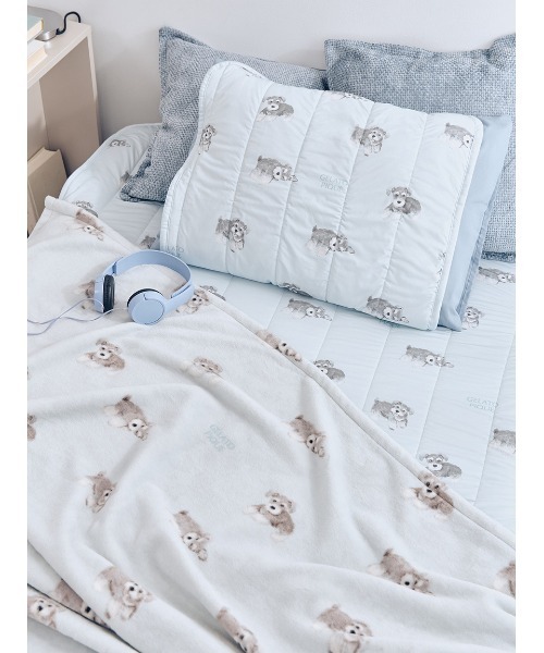 gelato pique Sleep ベッド 寝具 「Sleep」DOG柄コットン毛布
